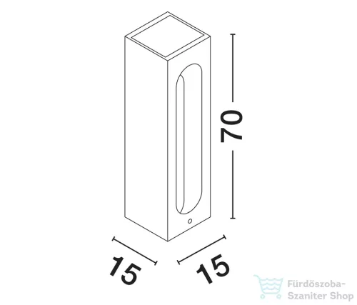 Nova Luce Stage LED kültéri állólámpa NL-9186707