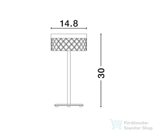 Nova Luce Bion LED asztali lámpa NL-9186947