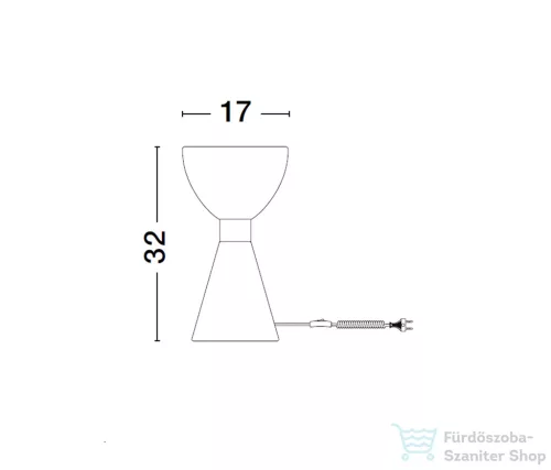 Nova Luce Voi LED asztali lámpa NL-9236312