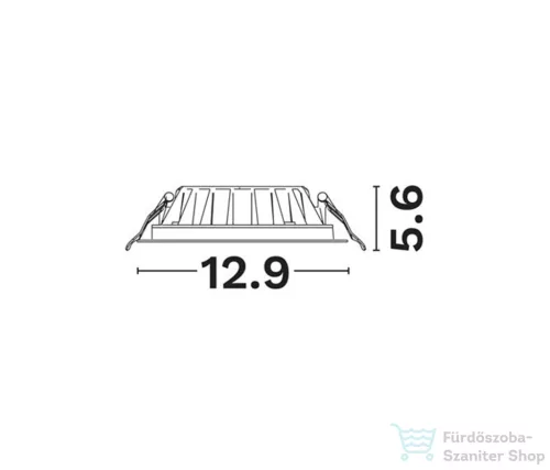 Nova Luce Urby LED álmennyezetbe süllyeszthető spotlámpa NL-9248064