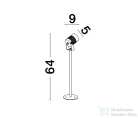 Nova Luce Fend kültéri LED állólámpa NL-9271433