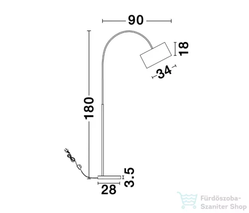 Nova Luce Sama állólámpa NL-9401653