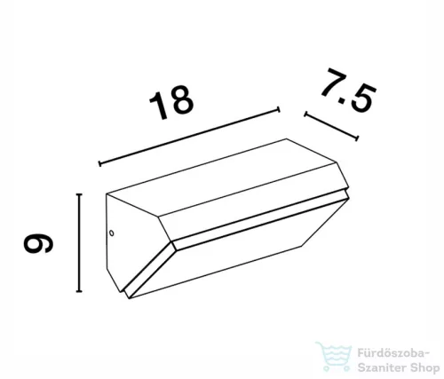 Nova Luce Zenon LED kültéri fali lámpa NL-9492610