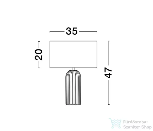 Nova Luce Ammos asztali lámpa NL-9540243