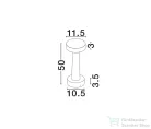 Nova Luce Cram LED kültéri állólámpa NL-9540272