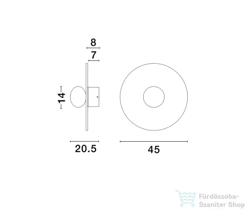 Nova Luce Vrahos fali lámpa NL-9540334
