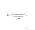 Nova Luce Sting LED mennyezeti lámpa NL-9558680
