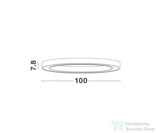 Nova Luce Sting LED mennyezeti lámpa NL-9558680