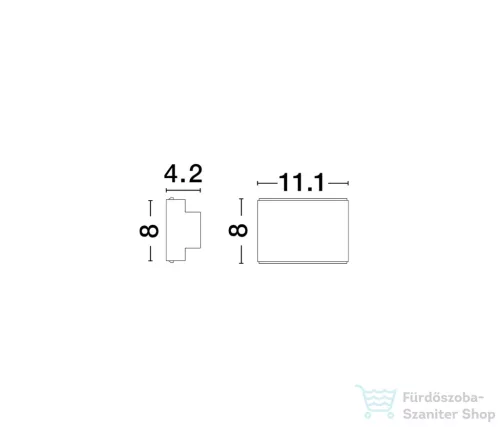 Nova Luce Oti LED fali lámpa NL-9695162