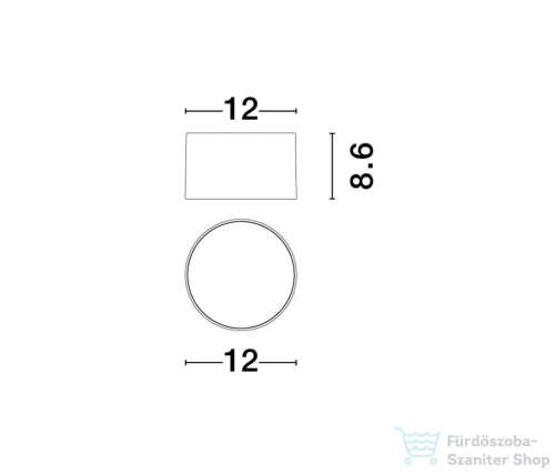 Nova Luce Ziaza LED mennyezeti spotlámpa NL-9695169