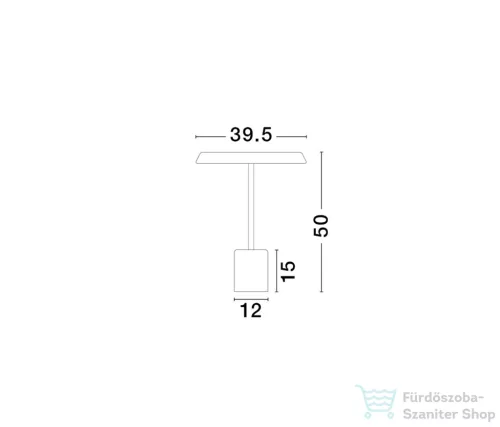 Nova Luce Ofelia LED asztali lámpa NL-9695322