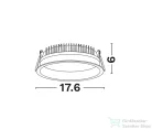 Nova Luce Fati LED álmennyezetbe süllyeszthető spotlámpa NL-9844070