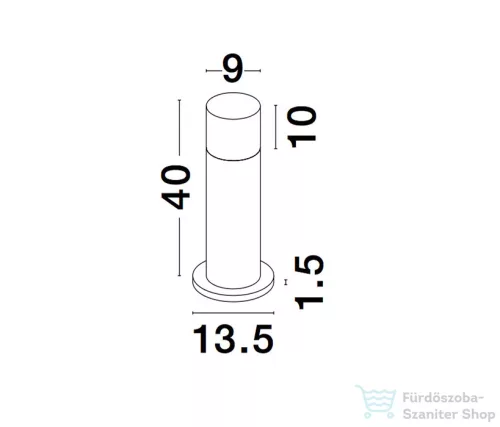 Nova Luce Noten kültéri LED állólámpa NL-9905022