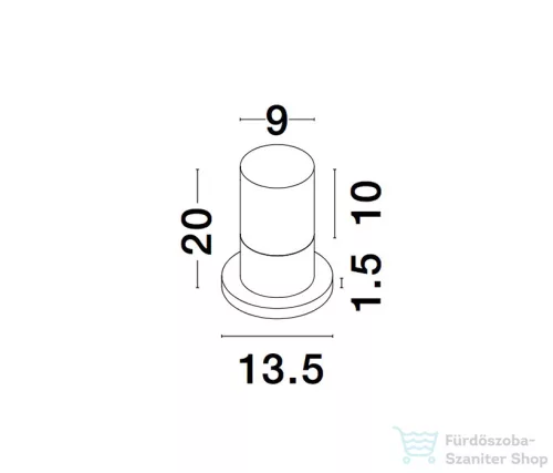 Nova Luce Noten kültéri LED állólámpa NL-9905023