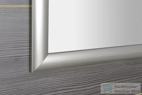 Sapho ESTA tükör fa kerettel, 580x780mm, ezüst csíkos (NL395)