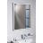 Sapho LUMINAR keretes tükör LED világítással 600x800mm, króm NL557