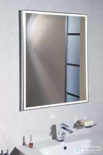 Sapho LUMINAR keretes tükör LED világítással 600x800mm, króm NL557