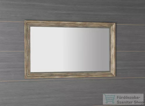Sapho DEGAS tükör fa kerettel, 716x916mm, fekete/antik bronz (NL730)