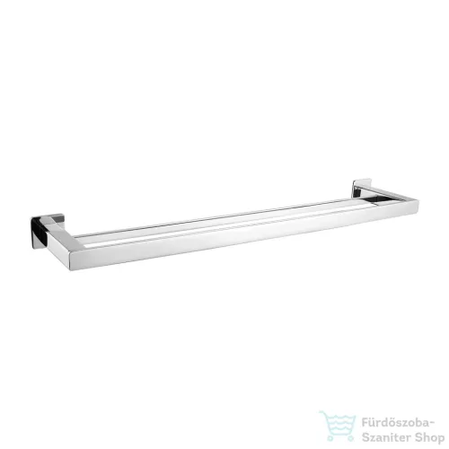 Omnires NELSON 62 cm-es dupla törölközőtartó, króm NL80226CR