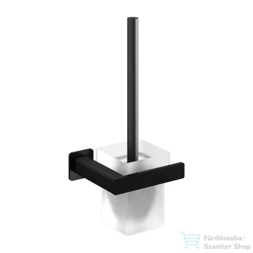 Omnires NELSON fali WC kefe, matt fekete NL80620BL
