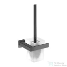 Omnires NELSON fali WC kefe, szálcsiszolt grafit NL80620GR