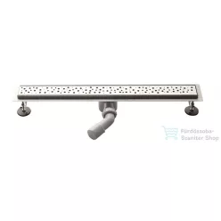   AQUALINE BUCANERA műanyag padlóösszefolyó inox ráccsal, 900x110mm NO3190