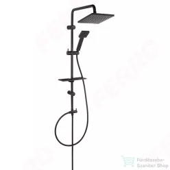   Ferro Squerto Lux Black - Zuhanyszett eső funkcióval NP24-BL