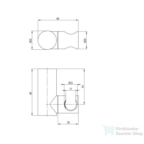 Deante ARNIKA zuhanyszett,titanium NQA_D41K