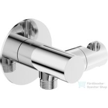   Deante SILIA sarokcsatlakozó kézizuhany tartóval, króm NQS_057K