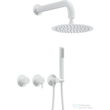   Deante SILIA falsík alatti zuhanyszett, esőztetővel, fehér NQS_A0YK