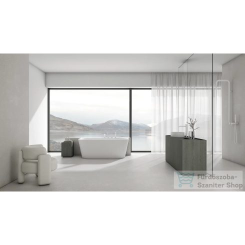 Deante SILIA zuhanyoszlop, csapteleppel, fejzuhannyal, fehér NQS_A4XM