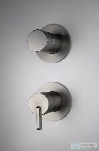 Deante SILIA falsík alatti zuhanyszett, csapteleppel, fejzuhannyal, titanium NQS_D9XK