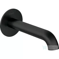   Deante Silia kifolyócső kádhoz és mosdóhoz 160 mm, fekete NQS_N80K