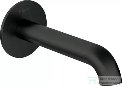 Deante Silia kifolyócső kádhoz és mosdóhoz 160 mm, fekete NQS_N80K