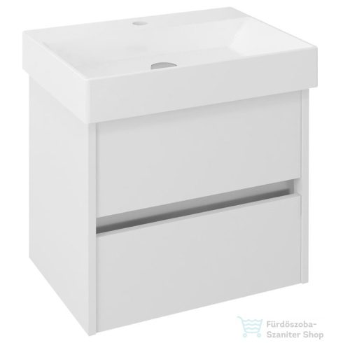 Sapho NIRONA mosdótartó szekrény, 2 fiókkal, 57x51,5x43cm, fehér (NR060-3030)