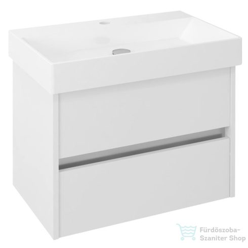 Sapho NIRONA mosdótartó szekrény, 2 fiókkal, 67x51,5x43cm, fehér (NR070-3030)