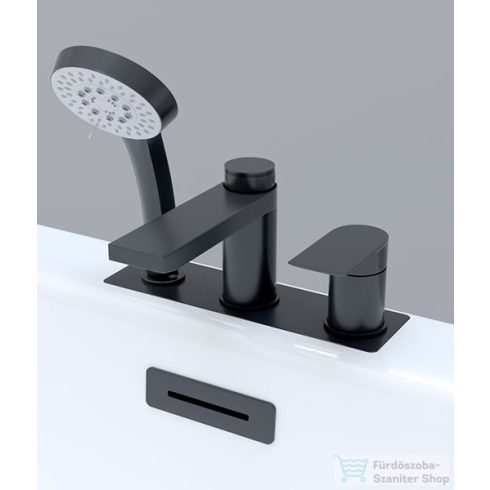 Niwell ARA Black kádtöltő csaptelep