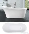 N-smart MIRA 170x74x72 cm akril szabadonálló kád