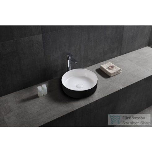 Niwell ANA B&W pultra építhető mosdó 36x36x12 cm