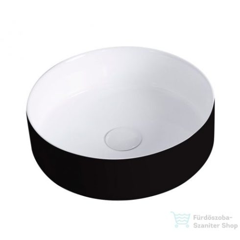 Niwell ANA B&W pultra építhető mosdó 36x36x12 cm