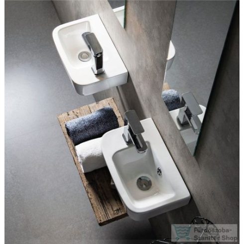 Niwell AYA L falra szerelhető mosdó 7×24,5×14 cm