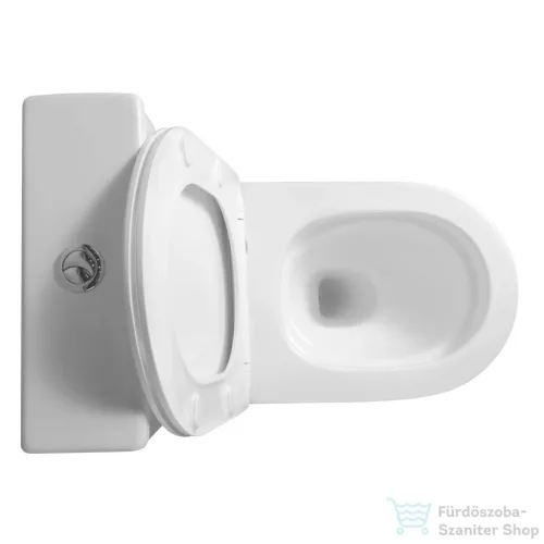 Niwell LINETT kombi WC ajándék ülőkével, hátsó kifolyású, fehér NWSZ-LIN5134