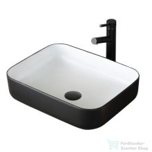 Niwell NOA 51 B&W pultra építhető mosdó 51x40x13 cm