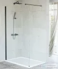 Niwell FELICIA Black walk-in zuhanyfal 110×195 cm