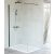 Niwell FELICIA Black walk-in zuhanyfal 110×195 cm