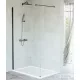 Niwell FELICIA Black walk-in zuhanyfal 120×195 cm