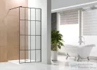 N-smart Frida black 90x190cm  fekete Walk-In zuhanyfal