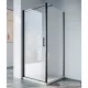 N-smart Vega black+Vico black 80x80x195 cm zuhanykabin