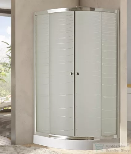 N-smart Lotus Wave 90x90x190 cm zuhanykabin