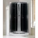 N-smart Nicole Black 90x90x208 zuhanykabin